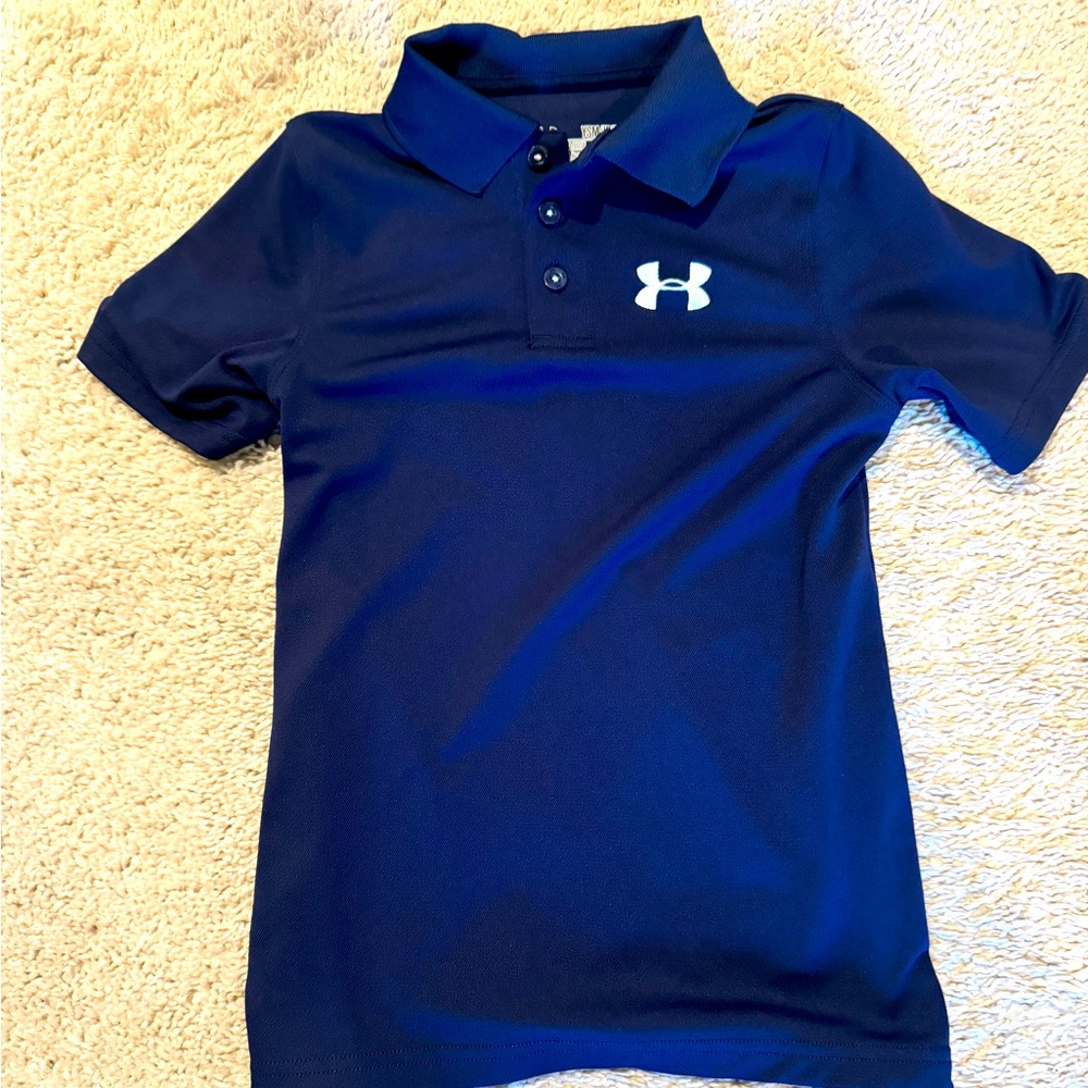Under Armour Navy Blue kids polo